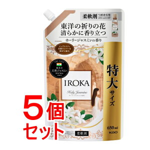 《セット販売》 花王 IROKA ホーリージャスミン スパウト 650ml×5セット【送料無料】