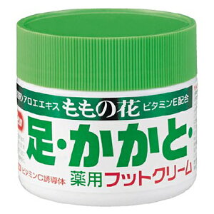 オリヂナル ももの花薬用フットクリーム (70g) かかと 足用 荒れ カサつき ヒビ割れ 乾燥