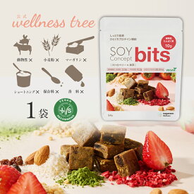 【公式】SOY Concept bits ソイコンセプト ビッツ ソイビッツ ストロベリー & 抹茶 1袋 一口サイズ プロテイン タンパク質 おやつ プロテインバー ヴィーガン ビーガン 運動 エクササイズ ジム ヨガ 間食
