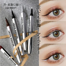 再入荷　落ちない アイライナーコスメ にじまない消えない アイライナー防水アイライナーブラックアイライナーリキッド 耐水 コスメ 消えないアイライナー　 滲まない 高発色 美容液 お湯オフ 筆 リキッド　送料無料