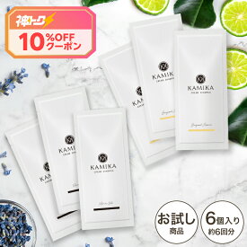 ＼200円OFF★8/11 01:59まで／【パウチセット商品】クリームシャンプー KAMIKA カミカ 黒髪 シャンプー お試し 6個セット｜楽天総合ランキング1位の オールインワンシャンプー サンプル｜お一人様5個まで｜トライアル トラベルセット 【送料無料】