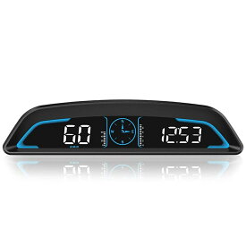 【14日19:00〜15日限定★全品P5倍!!】 ヘッドアップディスプレイ HUD 車用 GPS速度計 スピードリマインダー スピードメーター