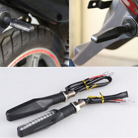 【9日/10日限定★全品ポイント5倍!!】 シーケンシャルウインカー バイク 2個 セット 流れるウインカー ウインカー LED 汎用 12V 小型 ラバー HONDA YAMAHA SUZUKI KAWASAKI CBR250RR YZF-R25 GSX250R Ninja250