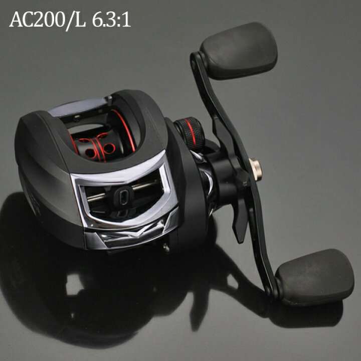 楽天市場 即日発送 ベイトリール タコ バス 釣り 6 3 1 13 1bb Ac0 ブラック 両軸リール 左巻き 釣り具 釣り 初心者 にも おすすめ 送料無料 Wellvie Store