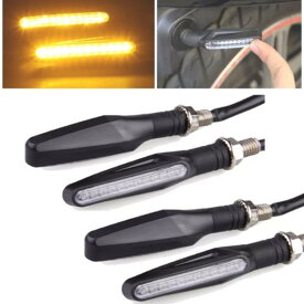 【9日/10日限定★全品ポイント5倍!!】 LED ウインカー バイク 4個 セット 流れるウインカー 汎用 シーケンシャルウインカー 12V ICウインカー リレー 小型 ラバー 流れるLEDウィンカー 流れるウィンカー ライト かっこいい 流れる シーケンシャル