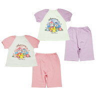 【本体綿100％】2026年 夏物 アンパンマン メッシュ 女の子柄 半袖パジャマ Anpanman