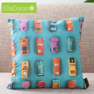 Ella Doran �p���� �N�b�V���� �G���h���� UK �f�U�C�i�[ Made in UK Gridlock 40cm×40cm �O���h���b�N �� �a�� �C�M���X �G�� �v���[���g �M�t�g �V���� �V�� ���z���j�� �q�� �� ������ �������