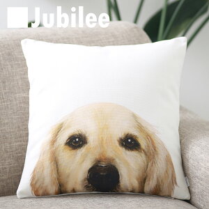 SALE �Z�[�� �N�b�V�����J�o�[ miart x Jubilee �R���{ LABRADOR RETRIVER �y�b�g�f�U�C�� 45×45cm ���l�� �V�R�̖����܂񂾃n���h���C�h �v���[���g �M�t�g ���g���X�^�C�� �V���� �V�� ���z���j�� �V�z 