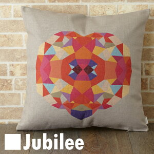 �N�b�V�����J�o�[ �k���f�U�C�� 45×45cm LAMOPPE × Jubilee �R���{�f�U�C�� ���l�� �V�R�̖��ŏo�����n���h���C�h �n�[�g�u���b�N Lamoppe Design �v���[���g �M�t�g �V���� �V�� ���z���j�� �V�z �q��