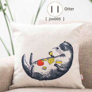 �W���{�o�[�g �N�b�V�����J�o�[ Jimbobart �p�� �f�U�C�� 45×45cm �f�U�C�i�[�Y �A�j�}�� ���l�� �V�R�̖��ŏo�����n���h���C�h �N�} ���� �C�M���X �v���[���g �M�t�g �V���� �V�� ���z���j�� 