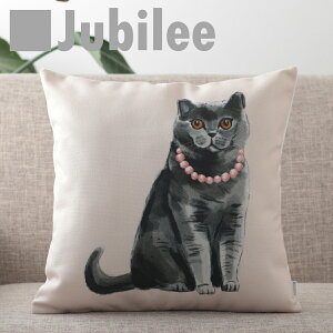 �N�b�V�����J�o�[ CAT �l�R �y�b�g�f�U�C�� 45×45cm ���l�� �V�R�̖����܂񂾃n���h���C�h �v���[���g �M�t�g ���g���X�^�C�� �V���� �V�� ���z���j�� �V�z �q�� �� ������ ������� ��̓�