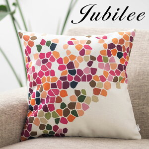 �N�b�V�����J�o�[ �k���f�U�C�� 45×45cm LAMOPPE × Jubilee �R���{�f�U�C�� ���l�� �V�R�̖��ŏo�����n���h���C�h �u���b�N�t�����[ Lamoppe Design �v���[���g �M�t�g �V���� �V�� ���z���j�� �V�z �q