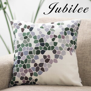 �N�b�V�����J�o�[ �k���f�U�C�� 45×45cm LAMOPPE × Jubilee �R���{�f�U�C�� ���l�� �V�R�̖��ŏo�����n���h���C�h �u���b�N�t�����[ �O���[�� Lamoppe Design �v���[���g �M�t�g �V���� �V�� ���z���j