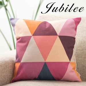 �N�b�V�����J�o�[ �k���f�U�C�� 45×45cm LAMOPPE × Jubilee �R���{�f�U�C�� ���l�� �V�R�̖��ŏo�����n���h���C�h �s���N�_�C�������h Lamoppe Design �v���[���g �M�t�g �V���� �V�� ���z���j�� �V�z 