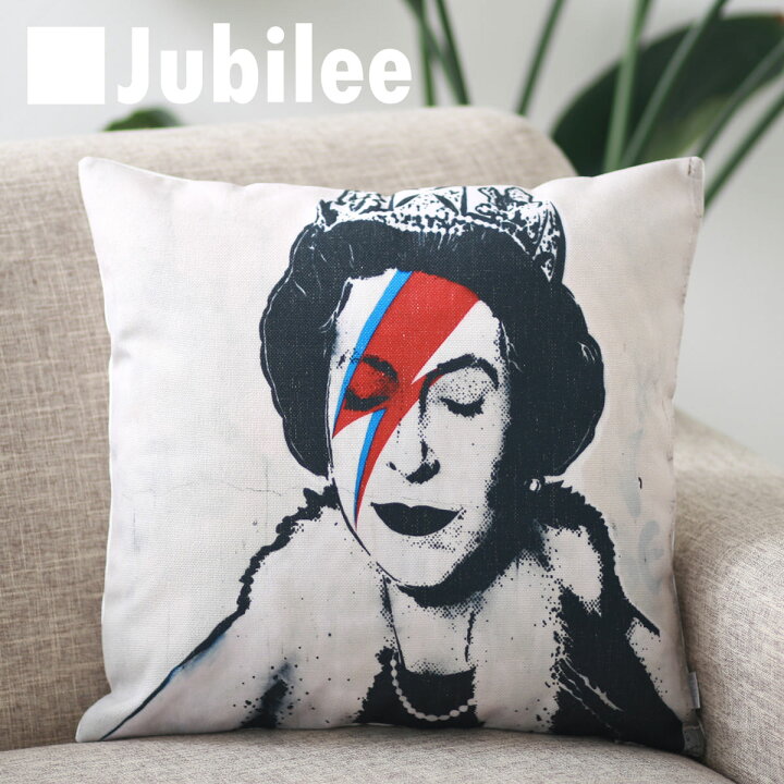 楽天市場】【バンクシー Banksy クッションカバー】 Bowie Paint 