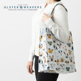 【PVCショッパーバッグ アルスターウィーバーズ Ulster Weavers 】 英国王室御用達 PVC バッグ トートバッグ エコバッグ マトレークルー ドッグ 犬 イヌ いぬ ホワイト 撥水加工 ブランド プレゼント ギフト 母の日