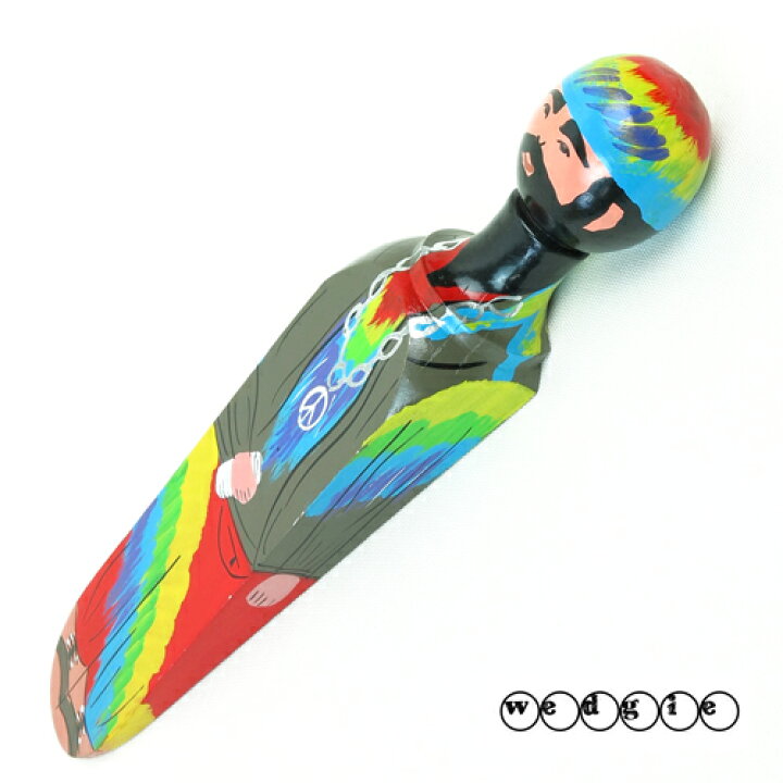 楽天市場 ドアストッパー ウェッジー 玄関 インテリア 木製 ハンドメイド ジェリー Jerry The Male Hippy 手作り 扉留め キャラクター ヒッピー シュール プレゼント ギフト 新生活 新居 引越し祝い 新築 子供 家 おうち 在宅 おしゃれ クッションカバーランチョン