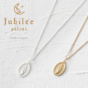 Jubilee Selini h̊Ճ_C lbNX MIRACLE DE LOURDES MEDAL NECKLACE jbPt[ S[h Vo[ MADE IN JAPAN