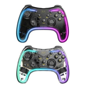 ���C�����X �R���g���[���[ �X�P���g�� �N���A Switch Android iOS 13.0�ȏ� PC X-input D-input �Ή� �A�� Bluetooth �L�� ���� �W���C