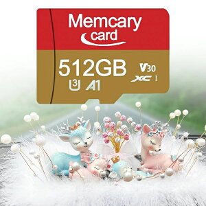�_���ڋʏ��i�^Memcarycard ���K�i �}�C�N��sd�J�[�h microSDXC 512GB UHS-I U3 V30 A2 4K R:100MB/s �����z�B W:85MB/s 512GB �C�O�p�b
