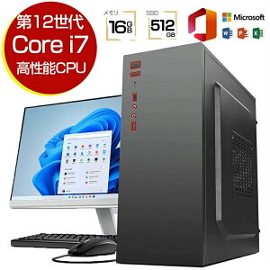 �y2�N�ۏ؁�Office�t���z�f�X�N�g�b�v�p�\�R�� �V�i windows11 �p�\�R�� Office�t�� ��12���� Corei5/i7 Windows11 SSD 500GB ������ 16