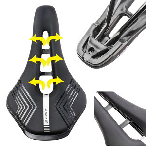 【予約販売】サドル 自転車 交換 サイクリング メンズ レディース 付け替えサドル 柔らかい ソフトサドル 衝撃吸収 低反発 男女兼用 スポーツ カジュアル アウトドア 大人用 おしゃれ