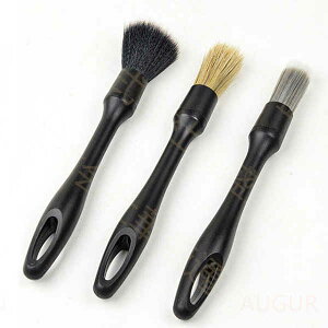 【予約販売】洗車ブラシ 洗車グッズ カー用品 便利 傷つかない ロング トラック 筆 セット ホイール ボディ用 ディテール 豚毛 柔らか バイク 車内 3本*2セット