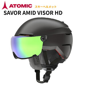 2026p ATOMIC Ag~bN XL[wbg SAVOR AMID VISOR HD BLACK AN5005708 XL[ Xm[{[h veN^[