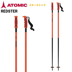 スキー ポール アルミストック 2025継続 ATOMIC アトミック ストック REDSTER AJ5005686 Red