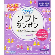 ソフトタンポンスーパープラス　25個 ウェルパーク▲A