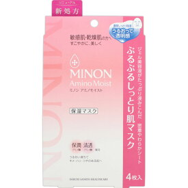 ミノン　アミノモイスト　しっとり肌マスク　22mL×4枚入ウェルパーク