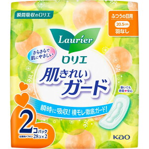 ロリエ 肌きれいガード昼用 羽なし 28枚×2▲B2