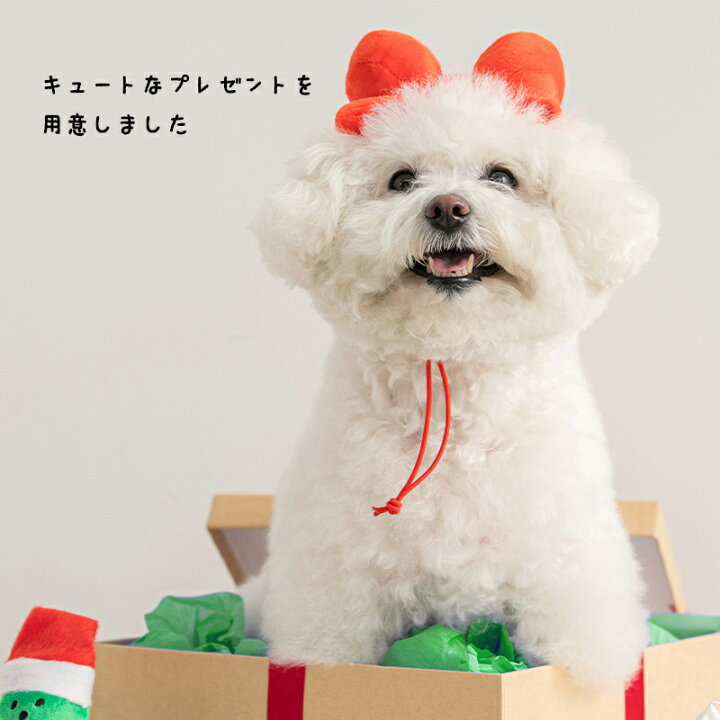 楽天市場 スーパーsale Bite Me バイトミー Hbd 被れるリボントイ 犬用おもちゃ 犬のおもちゃ 人気 リボン 誕生日 プレゼント 音 ピーピー 小型犬 中型犬 人気 韓国 海外 犬 おもちゃ かわいい バイトミー Best Friends ベストフレンズ