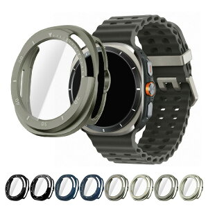 GalaxyWatch8Classic�P�[�X�J�o�[�t���ʋ����K���X�S�ʕی�t���ی�P�[�X�t�B������̃n�[�h�P�[�XSamsung�T���X���M�����N�V�[�E�H�b�`8�N���V�b�NWatch8Classic46mm��������