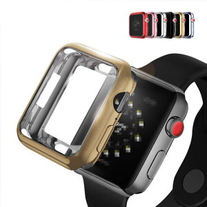 AppleWatchSeries6/5/4AppleWatchSE�P�[�X/�J�o�[���b�L44mmTPU���^�������ʉ��H�A�b�v���E�H�b�`4�\�t�g�J�o�[
