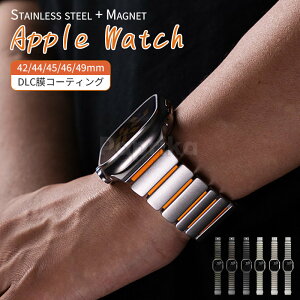 �A�b�v���E�H�b�` �E���g��3 �o���h �؂�ւ��x���g �R���p�`�u�� apple watch �o���h apple watch �����N�u���X���b�g ���C �}�O�l�b�g�� �X�e�����X iWatch SE/Series Ultra 8 7 6 5 4�Ή� 42mm 44mm 45mm 49mm �A