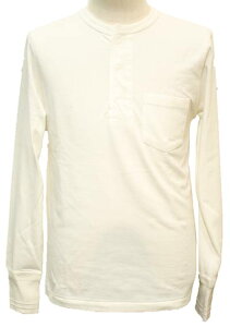 GLADHAND �yGLAD HAND�z�yGH-26�z �|�P�b�g�t�@�w�����[�l�b�N���� ���F�yLONG SLEEVE POKET HENRY Tee WHITE�z �y�p�b�NT�z26