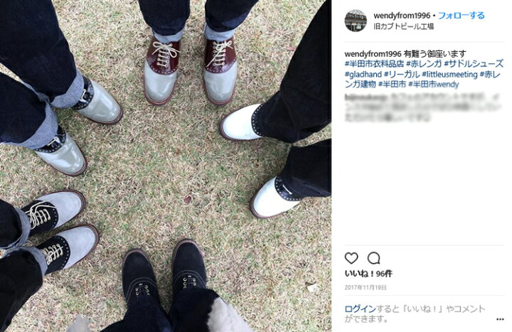 楽天市場】【残りブラウン25.5cmのみ】グラッドハンド サドルシューズ  