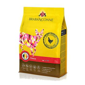 ブラバンソンヌ 子猫用 キャットフード チキン 500g / 1kg / 2.5kg ベルギー産 小粒 ドライ 消化器ケア 免疫ケア 尿路ケア 無添加 グルテンフリー タウリン配合 キトン kitten BRABANCONNE
