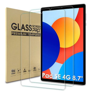WD&CD Xiaomi Redmi Pad SE 4G / Samsung Galaxy Tab A9 8.7C` Ή KXtB [2] KX ʕیtB Redmi Pad SE Ή tیtB dx9H ߗ Uh~ ϏՌ wh~ CA[