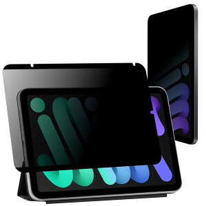 LOE(���G) 360�x �}�O�l�b�g�� �`�����h�~�t�B���� iPad mini6 �p iPad mini ��6���� �v���C�o�V�[�t�B���^�[ �ȒP���� �u���[���C�g�J�b�g �ی�t�B���� ���˖h�~ �㉺���E�̂������h�~