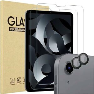 ProCase iPad Air 5/Air 4 tB2{Yی2 10.9C` ϏՌ tیtB KX XN[veN^[ Kp@FiPad Air 5 2022/4 2020