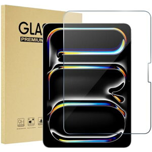 ProCase iPad Pro 13(M4)�t�B���� Air 13 (M2) �t�B���� 2024 1�� �����K���X �ϏՌ� �S�ʋz���^�C�v �\��H��t��