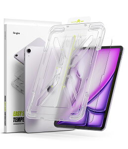 yRingkeziPad Air 11" (M2) KXtB Easy Slide Tempered Glass dx9H ʕی Sʕی tی یKX KX (ACpbh GA[ 11C` / 2024) XN[veN^[ tB (