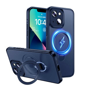 Magic John iphone13 �P�[�X ������ ���� �X�^���h�t�� �B�����[ MagSafe�Ή� ���C�����X�[�d �X�}�z�P�[�X iphone 13 ����~�� �ϏՌ� �J�����ی� TPU���t���[�� �Y���ɂ��� �z�R���t���ɂ��� �g�уP�[