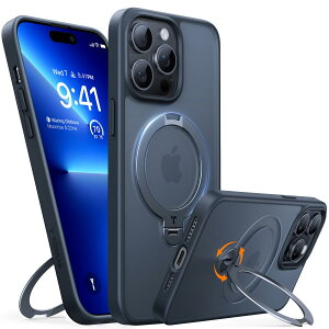 TORRAS iPhone 14 ProMax p P[X y[}CX^hzcΉ O }Olbg MagSafeΉ CX[dΉ ČRMILKiϏՌ wh~ AWX^uX^huUPRO Ostand Spinv