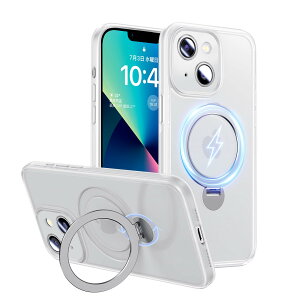 Magic John iphone13 �P�[�X ������ ���� �X�^���h�t�� �B�����[ MagSafe�Ή� ���C�����X�[�d �X�}�z�P�[�X iphone 13 ����~�� �ϏՌ� �J�����ی� TPU���t���[�� �Y���ɂ��� �z�R���t���ɂ��� �g�уP�[