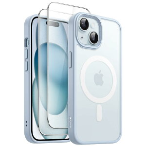 JETech 3 in 1 iPhone 15 6.1 C`p }Olbg P[X 2KXtBt MagSafeΉ }bgobN ϏՌX}zJo[ (u[)