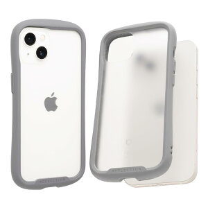 iFace Reflection Frost iPhone 13 ケース フロストクリア 強化ガラス (フロスト/グレー)【指紋が目立ちにくい 黄変防止 すりガラス 半透明 曇りガラス アイフェイス アイフォン13 iphone13 用 カバー 耐