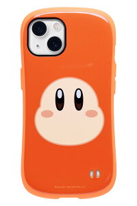 iFace First Class 星のカービィ iPhone 13 ケース (ワドルディ/フェイス)【アイフェイス アイフォン13 用 スマホケース iphone13 用 カバー 耐衝撃 ストラップホール】